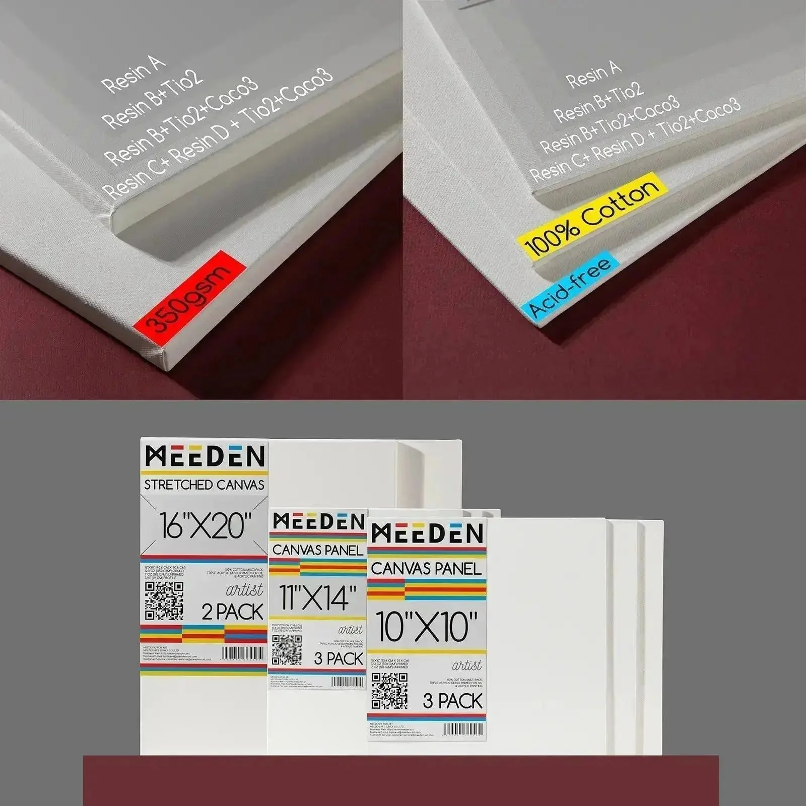 MEEDEN Artist Oil Painting Set with Sketch Easel Box, 13*50ml Tubes - Image 6