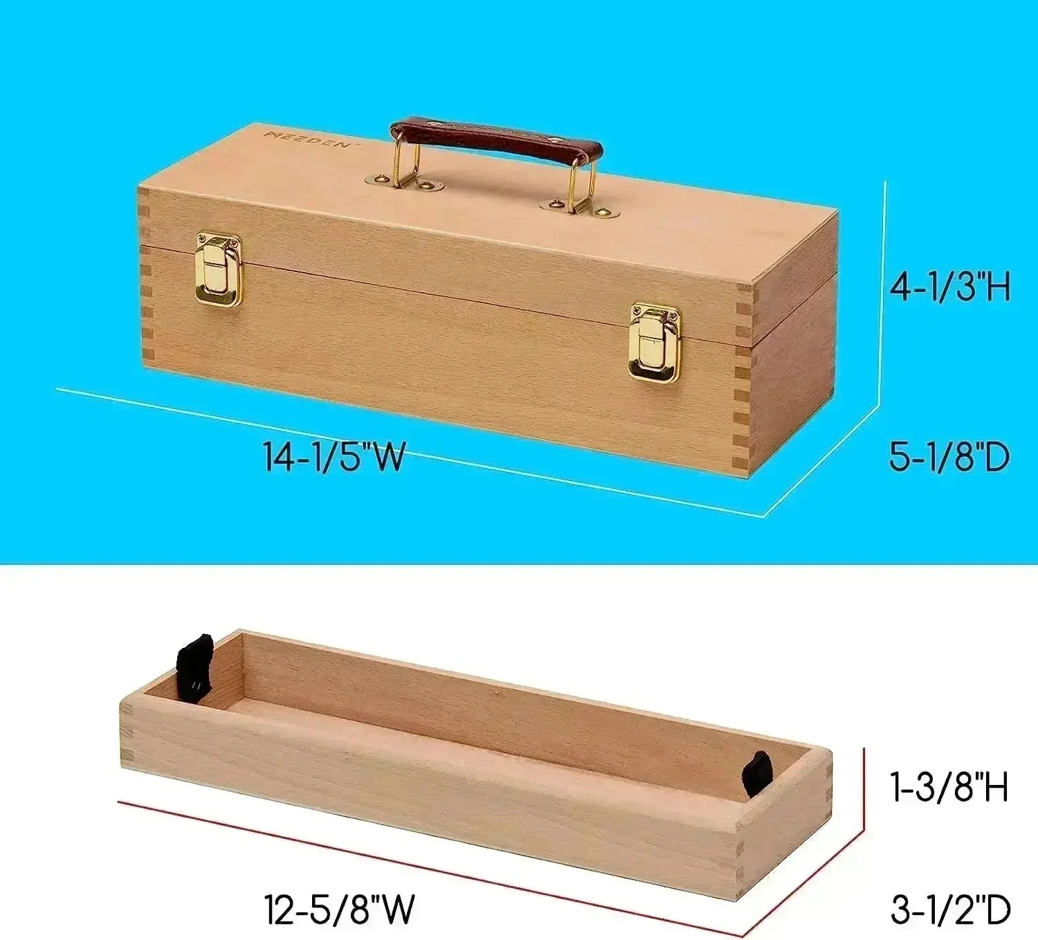 MEEDEN Medium Multi-Function Storage Box with Lift Out Trays - Image 2