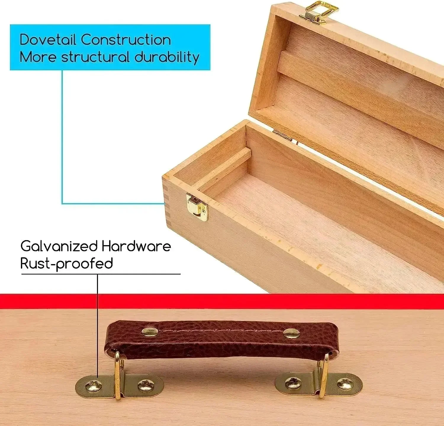 MEEDEN Medium Multi-Function Storage Box with Lift Out Trays - Image 4