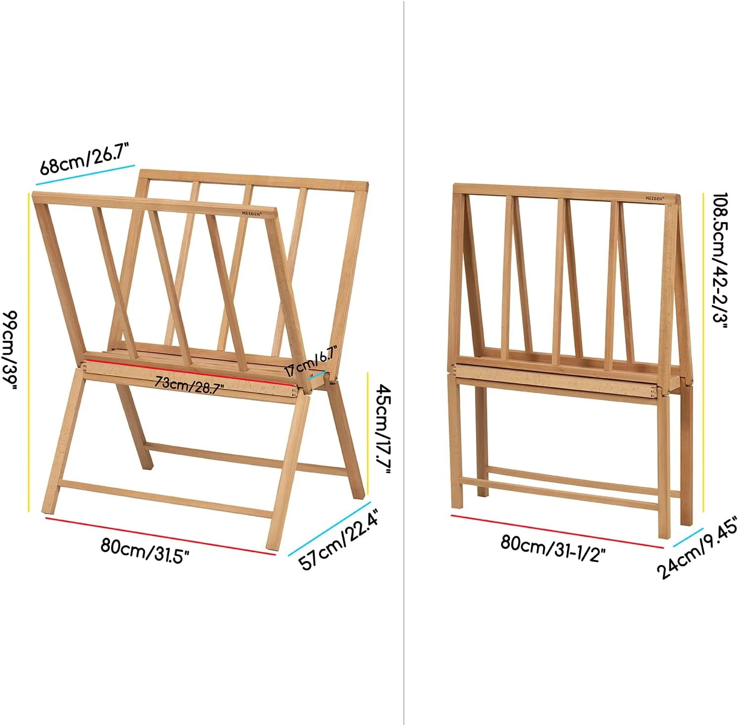 MEEDEN Folding Large Print Rack - Image 6