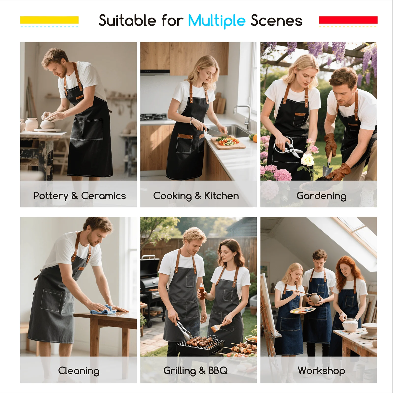 MEEDEN Waterproof Painting Apron – For Art & Crafts - Image 5